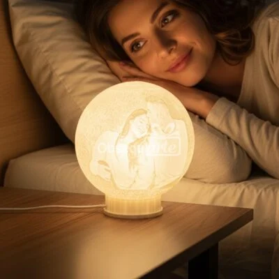 Regalo Lámpara Luna 3D Personalizada Regalo Lámpara Luna 3D Personalizada